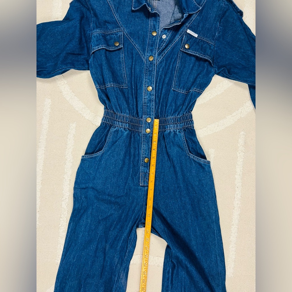 Dreams Vintage 1980’s Denim Jumpsuit | Size M | 100% Cotton - Picture 14 of 16